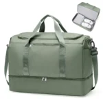Large Light Weight Durable Soft Travel Duffel Bag